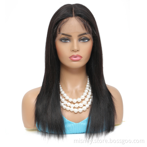 Straight Lace Front Wig HD T Lace Frontal Wig Transparent Lace Wigs Lace Front Human Hair Wigs For Women Misney